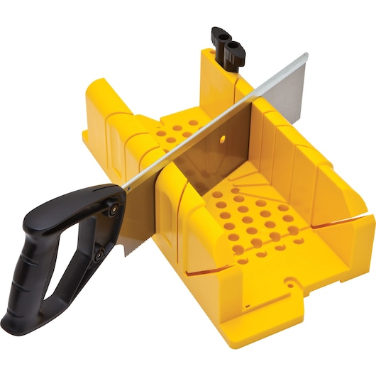 STANLEY® Clamping Mitre Box With Saw